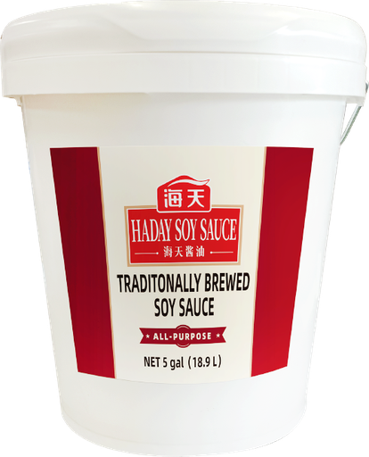 [G08119] HT Traditionally Brewed Soy Sauce 海天 本酿造酱油 5Gal（棕） 1Jar*5gal