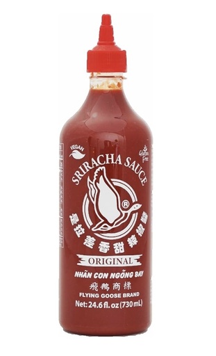 [G32101] FG Flying Goose Sriracha Sauce Original Flavor 飞鹅牌 是拉差甜辣椒酱 原味 大 730ml 12btls*730ml