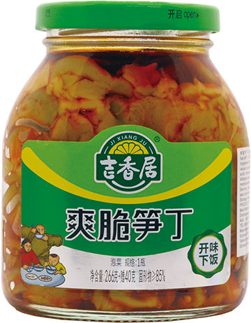 [H02305] JXJ Crispy Letthce Butyl 吉香居 爽脆笋丁306g 12btls*306g