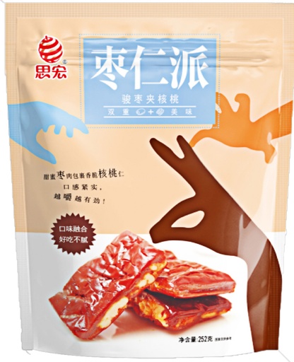 [L02114] SH Jujube with Walnut 思宏 枣仁派 20bags*252g