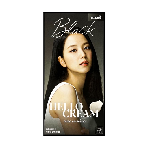 [VHB15022] 爱茉莉泡沫染发剂-自然黑1B 8/cs MISE EN SCENE HELLO CREAM 1B- Natural Black 8/cs
