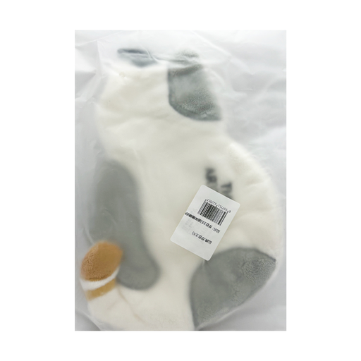 [VHK25010-2] 摩登主妇 珊瑚绒猫咪擦手毛巾-灰色 160/cs