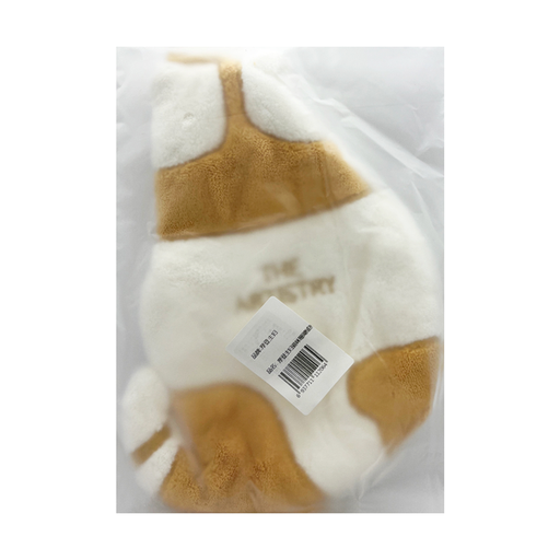 [VHK25010-1] 摩登主妇 珊瑚绒猫咪擦手毛巾-黄色 160/cs