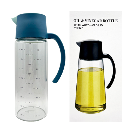 [VHK25012-1] 摩登主妇 自动开合油瓶 500ml 蓝色 30/cs