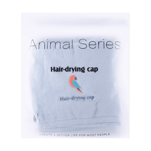 [VHK25003-1] 摩登主妇干发帽（浅蓝-鹦鹉） MDZF Hair-drying Cap Light Blue