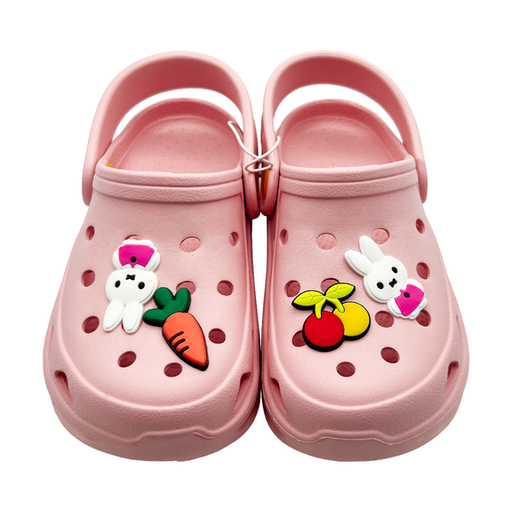[VCA03007-9] 鞋博士儿童洞洞拖鞋 #729C 粉色 尺码27-28 20/cs 20/cs XBS kids slippers#729C PINK SIZE:27-28 20/cs