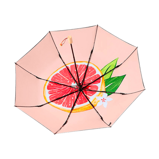 [VCA02016-1] 蕉下 防紫外线晴雨伞-果趣系列-三折（西柚）24/cs