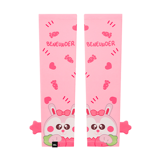 [VCA02117-2] 蕉下冰薄系列儿童防晒袖套 萌兔乖乖 120/cs Beneunder Kids UPF50+ Sun Protection Sleeves for 3-6 Years Old Rabbit Pink 120/cs