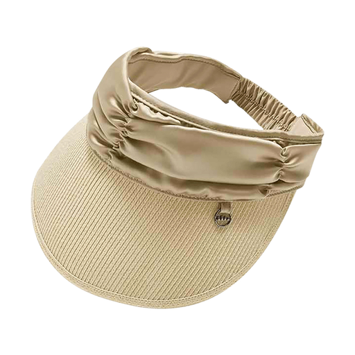 [VCA02101-1] 蕉下柔草系列双面防晒草帽 浅沙咖-暖杏咖 16/cs Beneunder Sun Protection Straw Sun Visor Hat Beige 16/cs