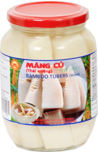[H18101] DNV Food Bamboo Tubers (Sliced) | DNV Food 竹笋(切片) | 16jars*500g [Mang cu thai mieng]