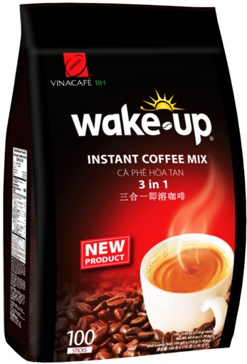 [C28102] MASAN VinaCafe Wake Up Instant Coffee Mix 3 in 1 | MASAN VinaCafe Wake Up 速溶咖啡 3合1 5bags*100sticks*17g
