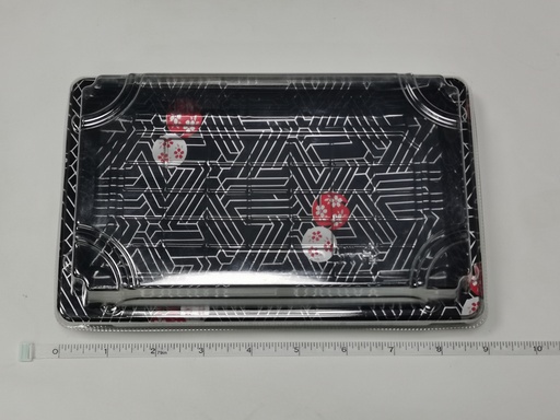 [Z01078] Silver printed sushi box XW-1107# | 银色印花寿司盒XW-1107# 1ctn*400pcs