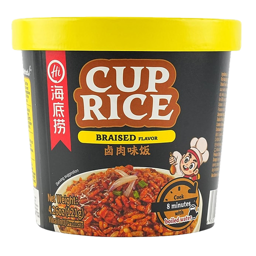 [G08206] Haidilao Cup Rice (Beaised Flavor) | 海底捞 卤肉风味拌饭 24boxes*121g