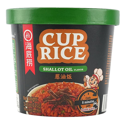 [G08209] Haidilao Cup Rice (Shallot Oil Flavor) | 海底捞 葱油风味拌饭 24boxes*111g