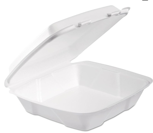 [Z01177] OCM 1# Non grid foam lunch box8*8 | OCM 1# 无格泡沫餐盒8*8 2bags*100pcs	SA-12