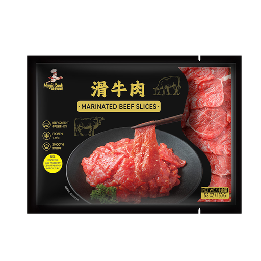 [FG01110] Magic Cook Marinated Beef Slices | 新手小厨 滑牛肉 30bags*150g