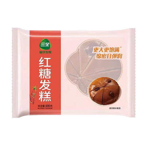 [FA01313] SanQuan Brown sugar Steamed Chinese Sponge Cake | 三全 红糖发糕 16boxes*400g