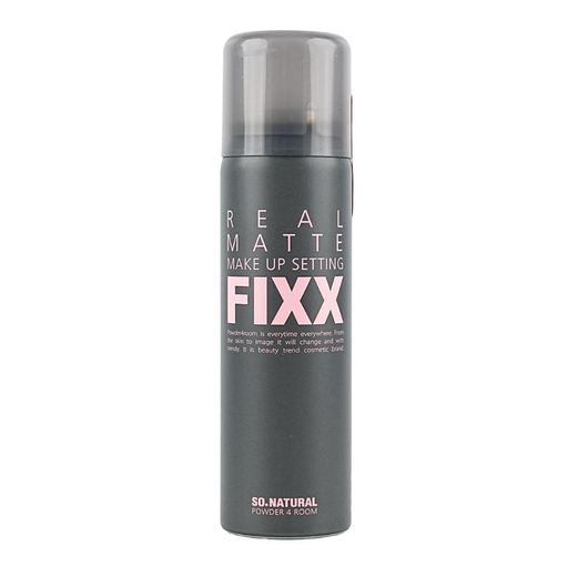 [VMU45002] So Natural 干爽哑光定妆喷雾 75ml 哑光款  80/cs  So Natural Real Matte Make Up Setting Fixx-Can  80/cs